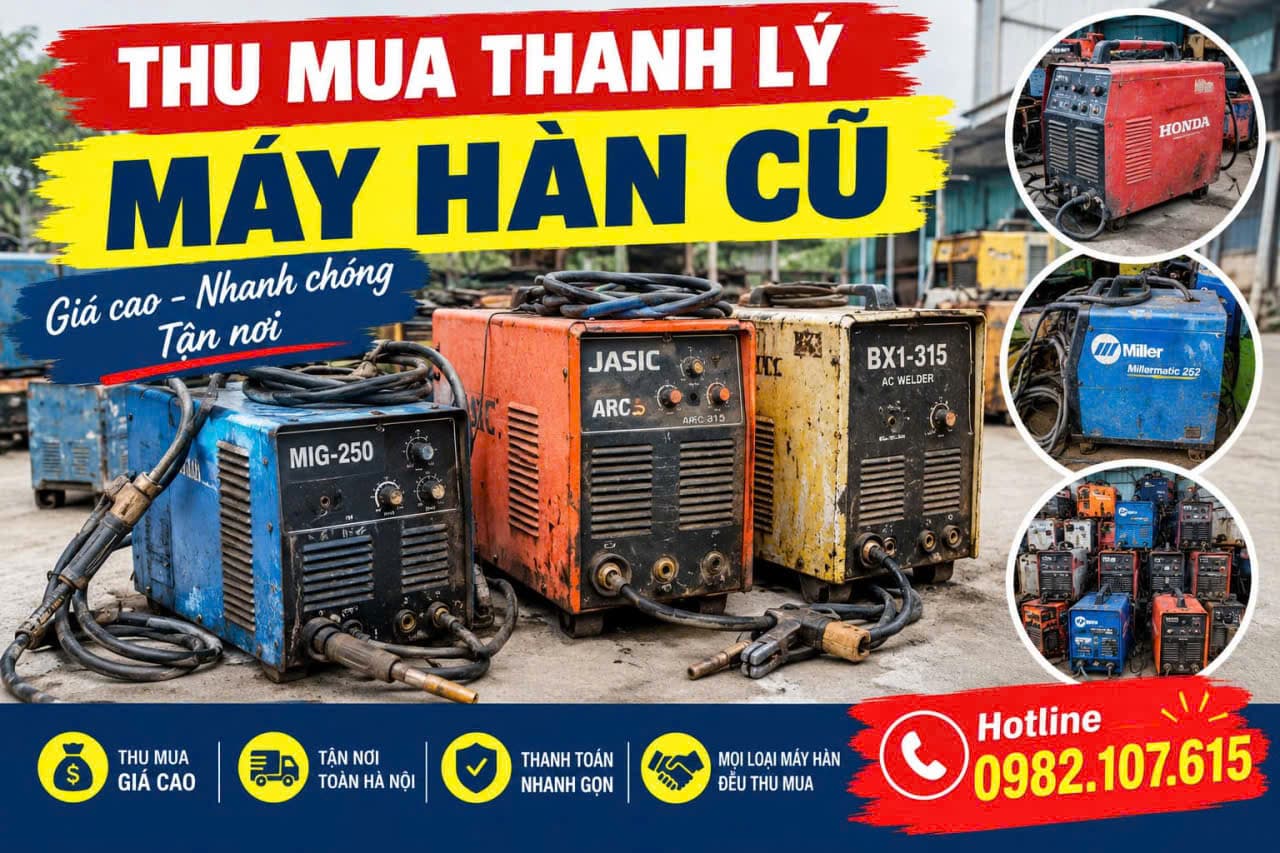 Thanh Lý Máy Hàn Cũ Tại Hà Nội Giá Cao